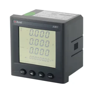 AMC96L E4 KC Three Phase Multifunctional Programmable Electrical Measuring Instrument Pulse Energy Meter RS485