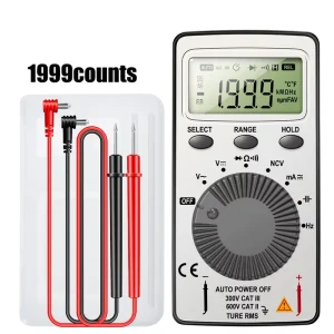 AN101 Mini Digital Multimeter Multimetro Tester DC/AC Voltage Current LCR Meter Pocket Professional Testers with Test Lead