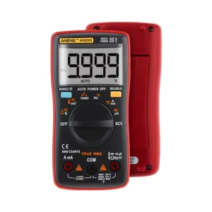 AN8009 Pro Digital Multimeter 9999 Counts True RMS Backlight AC DC Voltage Ammeter Current Ohm Auto Manu