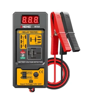 ANENG 12V 24V Car Battery Relay Four Pin Digital Display Tester