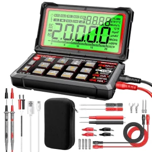 ANENG 623 Digital Car Multimeter Engine Speed test Auto AC/DC Voltage/Current Ohm Meters Capacitance Car Pulse Width Test Tools