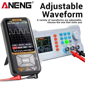 ANENG AOS12 2-in-1 Oscilloscope Multimeter 5MHZ 48MSa/s Sampling Portable Oscilloscope Multifunctional Electrical Test Tool