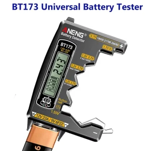 ANENG BT173 Digital Battery Tester Universal Checker for 18650 21700 26650 1.5V-9V AA AAA C D 9V Batteries