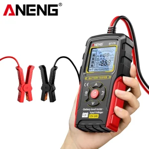 ANENG BT175 Essential Car Battery Tester 12V/24V 100-1700 CCA Circuit Start Charging Analyzer Tool Lead-Acid Batteries 100%
