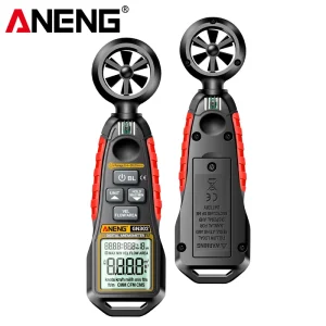 ANENG GN302 Anemometer Tachometer 9999 Count Wind Handheld Digital Temperature and Volume Tester