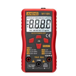 ANENG M118A 6000 Counts Digital Multimeter Auto Ranging Digital Multimeter High Accuracy Multi Tester for Electrician