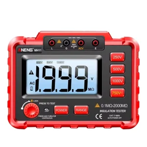 ANENG MH11 Digital Ground Resistance Meter Ohm Voltage Tester Megohm Meter Insulation Ground Resistance Tester