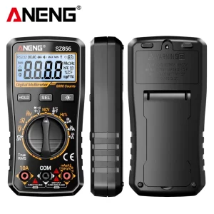 ANENG SZ856 4 Digit Multimeter 600V DC 6000 Counting Frequency Capacitor Resistance Test Low Battery Indicator Household