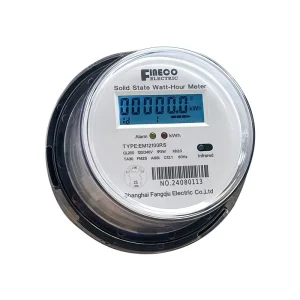 ANSI 2S Single-Phase Three-Wire Round Electronic Socket Meter 200A Digital Display