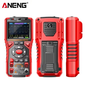 AOS04 Digital Oscilloscope Multimeter 9999 Count 50MS/s Sampling Rate 60Mhz Bandwidth Waveform Storage Tester Tool