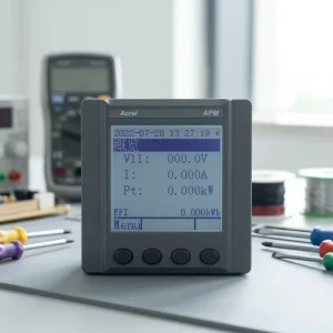 APM520 Three phase Energy Statistics Harmonic Analysis 2 63 Times Multi rate LCD Display RS485 Panel Power Meter