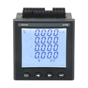 APM800 3 Phase 480v Power Meter Three Phase Meter for High Voltage Substation Panel Electric Measure 3 Phase Analog Output