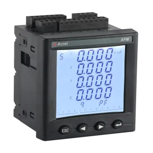 APM800 Three Phase Multifunction Panel Power Meter Modbus RTU RS485 Energy Monitor with DI DO for Switchgear Incoming Line