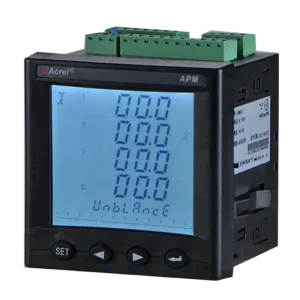 APM801 Three Phase Energy Monitoring Meters with RS485 Communication 0.2S Accuracy 999.999.9 kWh Range IEC Standards