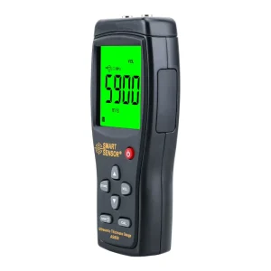 AS850 Ultrasonic Thickness Gauge Tester Sound Velocity Meter 1.2 to 220MM for Metal Steel Aluminium Plate Plastic Ceramic Glass