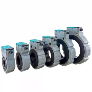 ASW 1 K DN50 DN65 DN80 DN100 DN125 DN150mm RS485 Dirty Water Flowmeter IP68 Clamp On Sandwich type Ultrasonic Water Plastic
