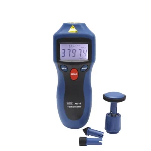 AT 8 Digital Tachometers RPM Speed Measurements of Rotating Objects