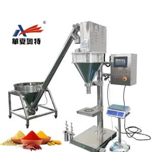AT-F2 High Precision 25kg Powder Quantitative Packaging Line Flour Feed Starch Big Bag Automatic Weighing Scale Machine
