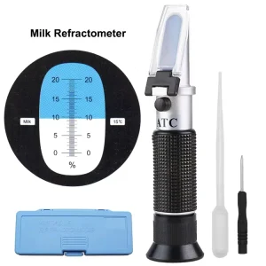 ATC Function 20% Milk Protein Fraction Refractometer Bovine Colostrum Specific Gravity Handheld Refractometer