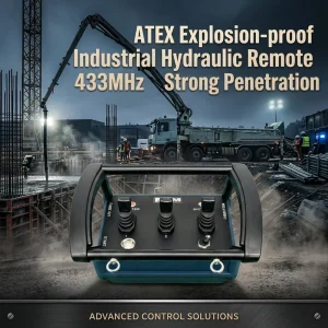 ATEX Explosion-proof Industrial Hydraulic Remote 12-460V Wide Voltage 433MHz Strong Penetration Pump Truck Winch