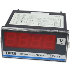 AV 24T Taiwan FOTEK AC DC Ampere Meter Voltage Meter