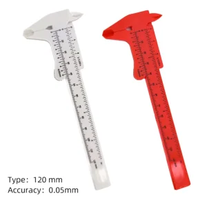 Accessories Metric Width Student Semi Slide Precision School Scale Plastic Eyebrow Caliper Vernier Measuring Tool Ruler Tattoo