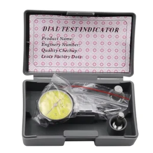Accurate Dial Gauge Test Indicator Precision Metric With Dovetail Rails Mount 0 0.8mm 0.01mm Measuring Instrument Tool
