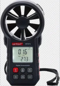 Accurate Digital Air Velocity Flow Tester Vane Anemometer with Comprehensive Documentation