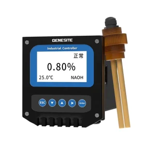 Acid Base Concentration Meter Online Monitor 4 20mA Output with Auto Dosing Control for Sewage Treatment Chemical Industry
