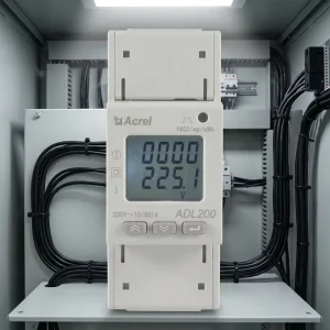 Acrel ADL200 AC Single Phase Direct Access Din Rail Energy Meter Modbus rtu Cabinet CE MID Certificated for Distribution
