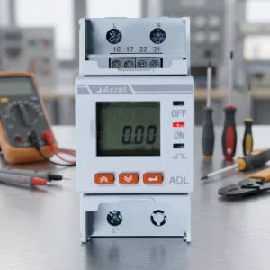 Acrel ADL200-NK/WF Single-phase Energy Meter WIFI Din Rail Modbus Rtu LCD Display Power Distribution Cabinet house building