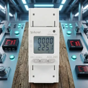 Acrel ADL200 Single-phase Energy Meter Din Rail Modbus Rtu LCD Display Power Distribution Cabinet/house/building MID Certificate