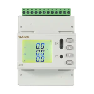 Acrel ADW210 D16 3S AC 3 Channel Three Phase IoT Energy System Monitor 100A 16mm Open Type Hole Power Meter with Split Core CT