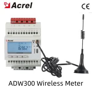 Acrel ADW300-4GHW MQTT RS485 Modbus-RTU Communication 3 Phase Din Rail IOT Wireless Power Meter for Wireless Energy Monitor