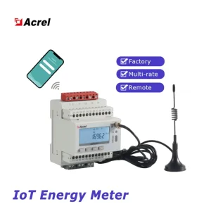Acrel ADW300-4GHW Wireless 4G LTE Smart IoT 3 Phase Energy Meter with MQTT Protocol 2-Year Warranty for Power Monitoring