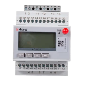 Acrel ADW300-LR Wireless 3 Phase Power Meter AC Lorawan AU915MHz AS923MHz EU868MHz 4G Wifi Option with External 100A Ct