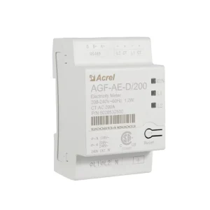 Acrel AGF AE D 200 PV System 208V 240V AC Zero Export Monitoring 2 Split Core Cts Meter for Solar Energy Management
