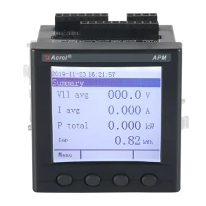 Acrel APM801 Class 0.2 8AI 4AO APM801 Three Phase Real time Maximum Demand Panel Mounting Energy Meter