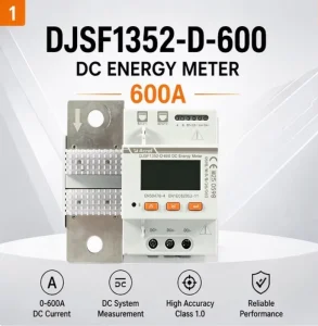Acrel DC Energy Meter DJSF1352 D 600 Single 0 600A Modbus Din Rail DC Power Meter for EV Charging Solar Monitoring MID Class 1.0