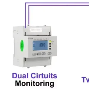 Acrel DJSF1352 RN D 2 Channel DC Circuit Energy Measurement High Accuracy Class Smart Energy Meter for Charging Pile Station