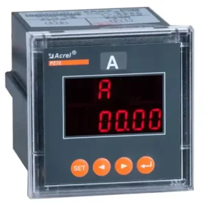 Acrel PZ72L DE 72mm Panel Mount DC Multi function Energy Meter with RS485 Modbus