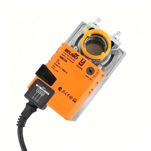 Actuated Damper Actuator 10Nm Torque AC DC 24V On Off and 3 Point Control IP54 for HVAC Air Ventilation Systems PN16