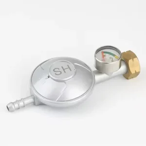 Adjustable Low Pressure Cooking Gas Cylinder Regulator with Gauge Gas Pressure Valve for Household Use
