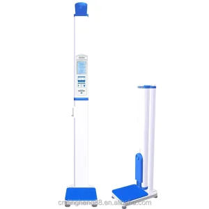 Adult Weight Scale Electronic BMI Gym Scale with Height Ruler