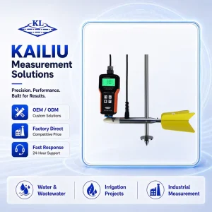 Advanced Portable Electromagnetic Flow Velocity Meter Current Testing for Rivers Canals and Environmental Survey Projects