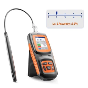 Aikesi Electromagnetic Field Meter Gauss Tesla Meter OEM High Precision Hall Sensor Battery Powered 0.01Gs mT Resolution 16h