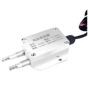 Air Pressure Sensors RS485 4-20mA Fire Fighting Fan Negative Micro Differential Transmitter for Sensing and Controlling Sensor
