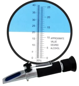 Alcohol Wine Refractometer Atc Digital Vol 0-40% with ATC