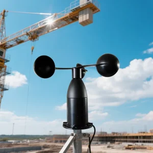Aluminum Alloy Material Anemometer 0-30m/s 0-50m/s 0-60m/s Tower Crane Wind Speed Velocity Sensor Meters for Lifting Equipment