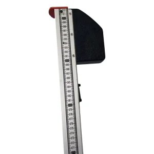 Aluminum Level Rod 500 cm Tensile Length and Retraction Height Measuring Ruler Simple and Convenient
